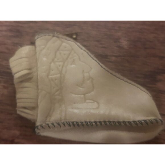 Cowboy White Leather Baby Boots Zip Up Causal - Picture 6 of 7